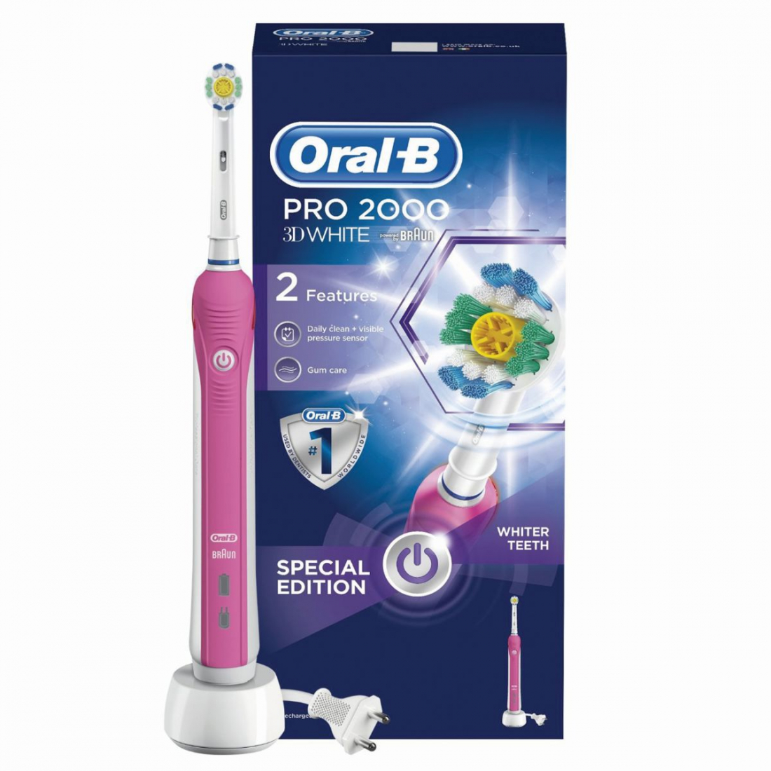 'Pro 2000 3D White' Dental Care Set - 6 Pieces