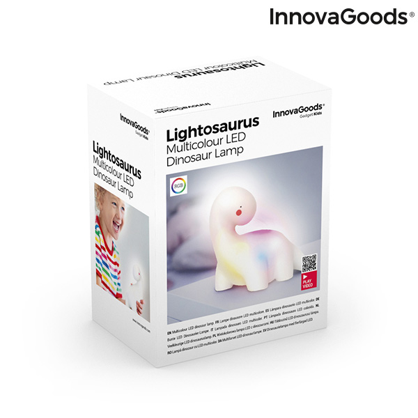Lampe LED Multicolore Dinosaure Lightosaurus