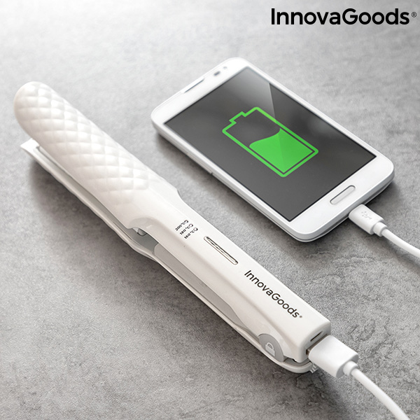 'Rechargeable w/ Power Bank' Hair Straightener