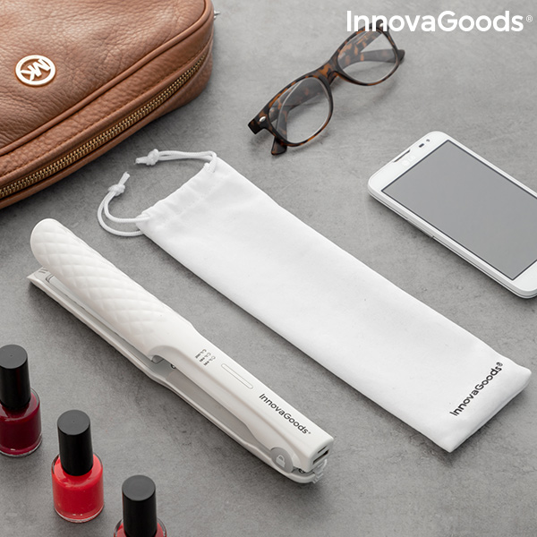 'Rechargeable w/ Power Bank' Hair Straightener