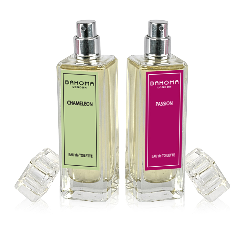 Eau de toilette 'Chameleon & Passion' - 50 ml, 2 Unités