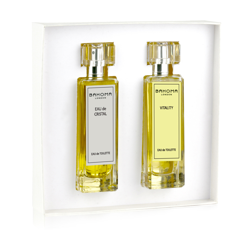 Eau de toilette 'Eau de Cristal & Vitality' - 50 ml, 2 Unités