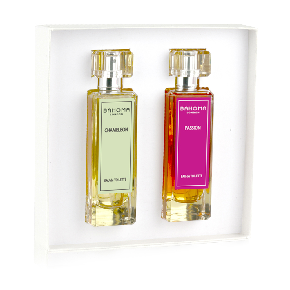 Eau de toilette 'Chameleon & Passion' - 50 ml, 2 Unités