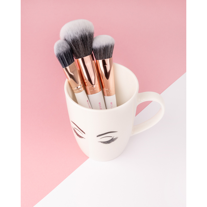 Set de pinceaux de maquillage 'Ready Set Glow Face' - 4 Unités