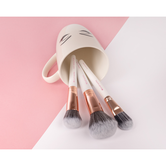 Set de pinceaux de maquillage 'Ready Set Glow Face' - 4 Unités