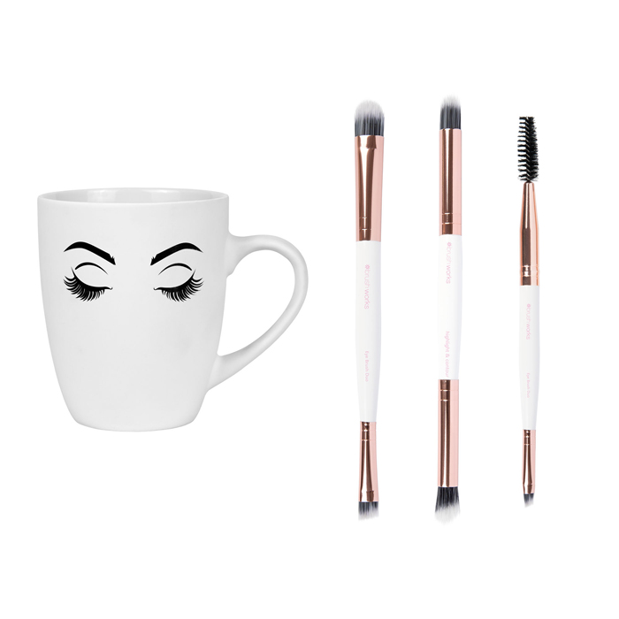 Set de pinceaux de maquillage 'Bright Eyes' - 4 Unités