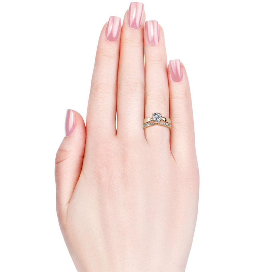 Bague 'Prestige' pour Femmes - 2 Pièces