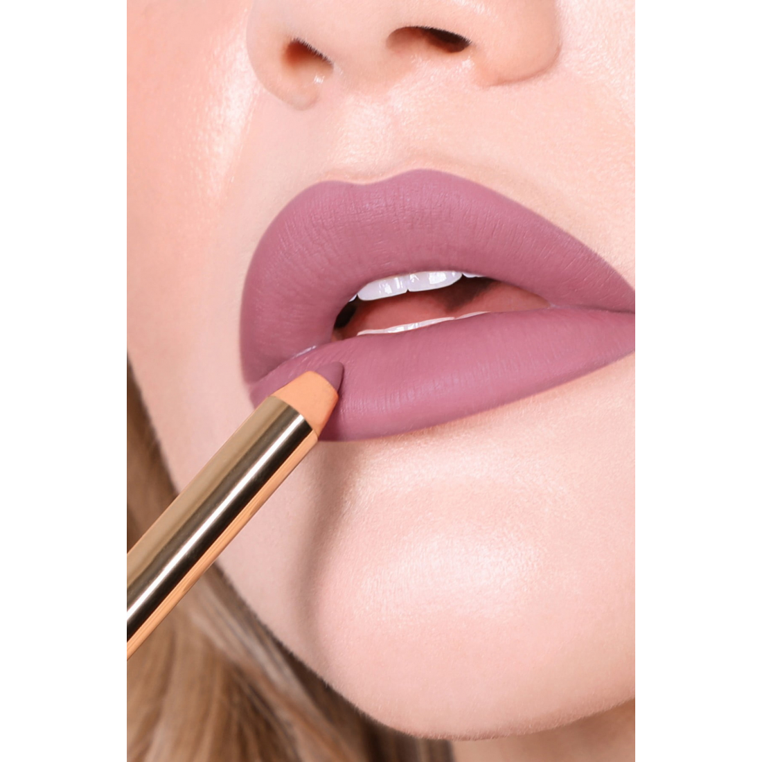 Ensemble 2 pièces 'Kissproof Matte' - Nude Plums