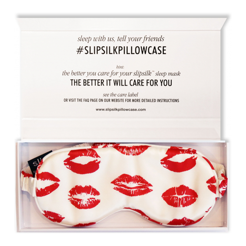 Sleep Mask - Red Kisses