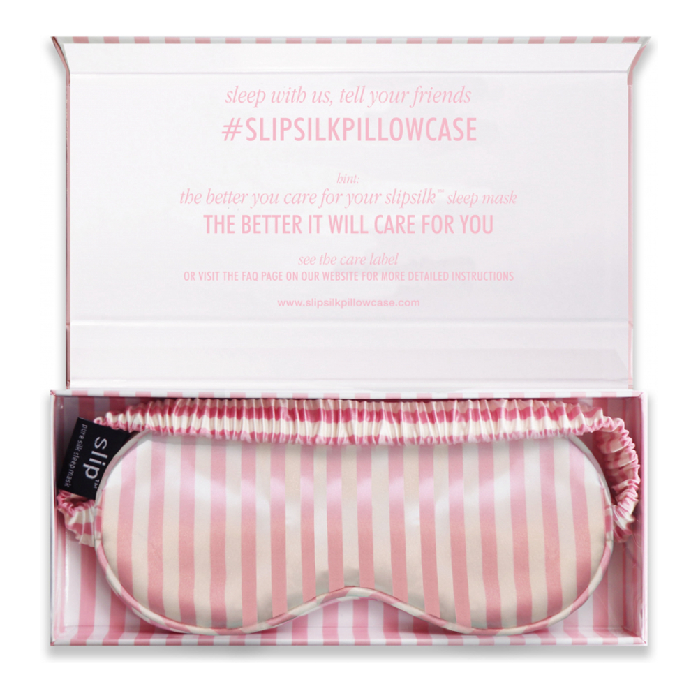 Sleep Mask - Pink Stripe