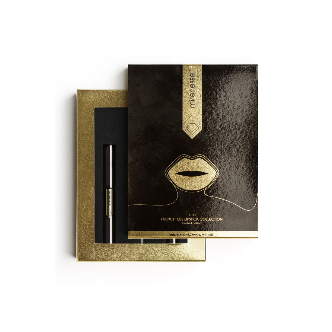 'Glossy' 3 Pieces Set - French Nude