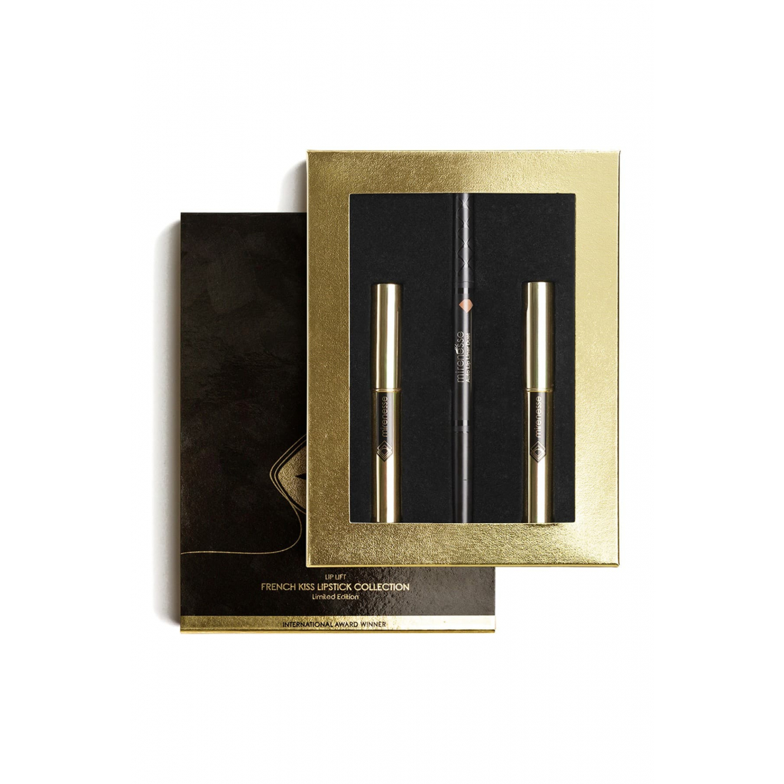 'French Kiss' 3 Pieces Set - Matte Natural