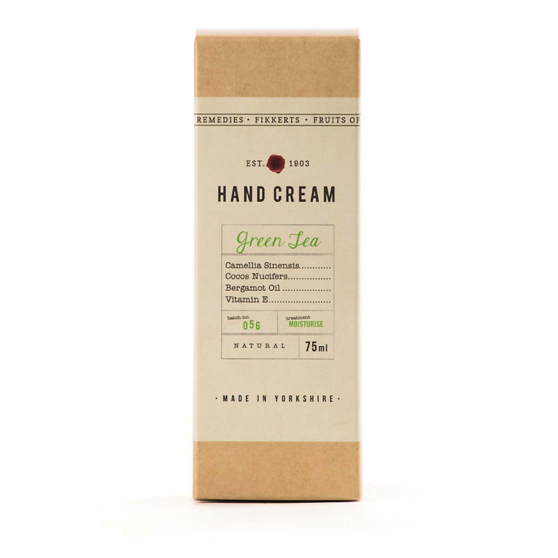 'Green Tea' Hand Cream - 75 ml