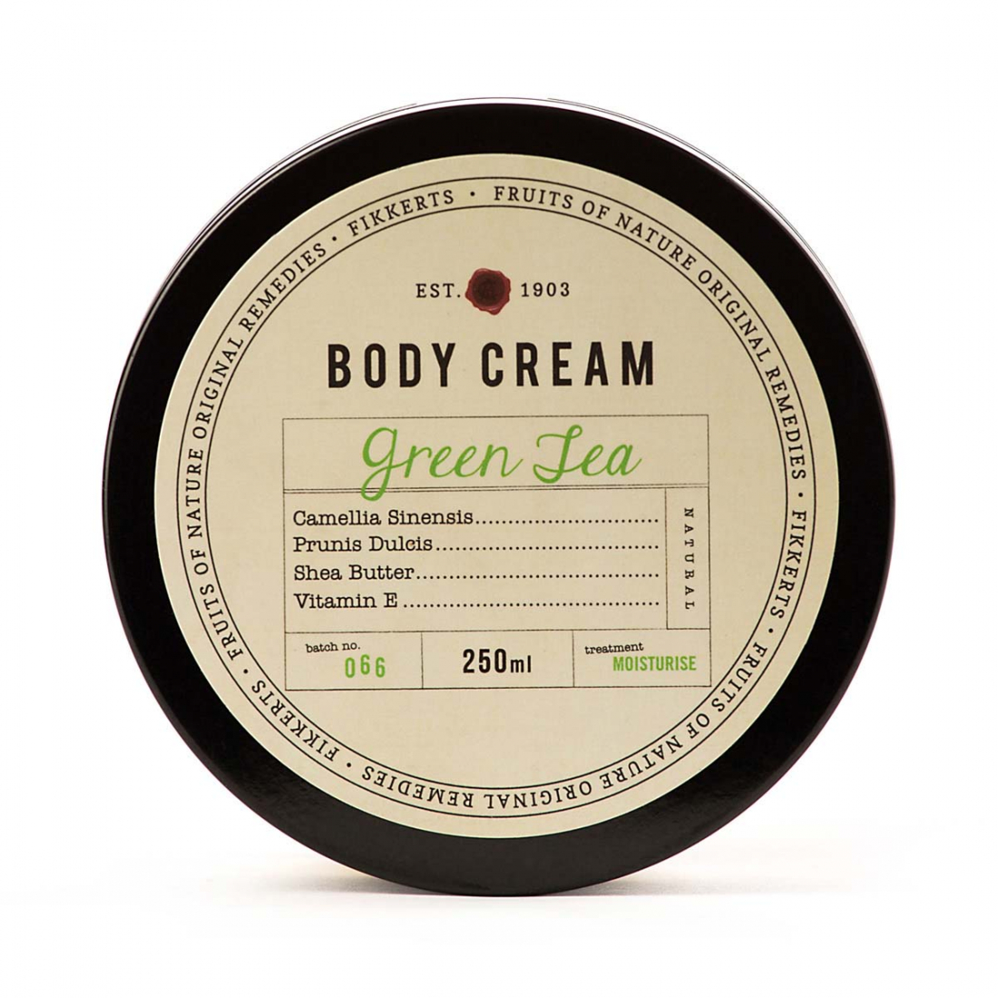 'Fruits of Nature' Body Cream - Green Tea 250 ml