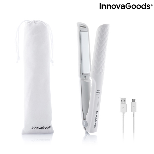 'Rechargeable w/ Power Bank' Hair Straightener
