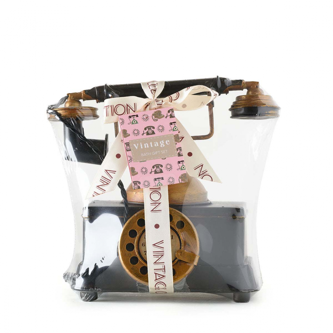 Set de soins pour hommes 'Téléphone antique' - 3 Pièces