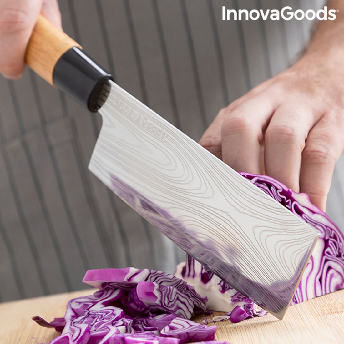 Ensemble De Couteaux Avec Étui De Transport Professionnel Damas·Q - 4 Pièces