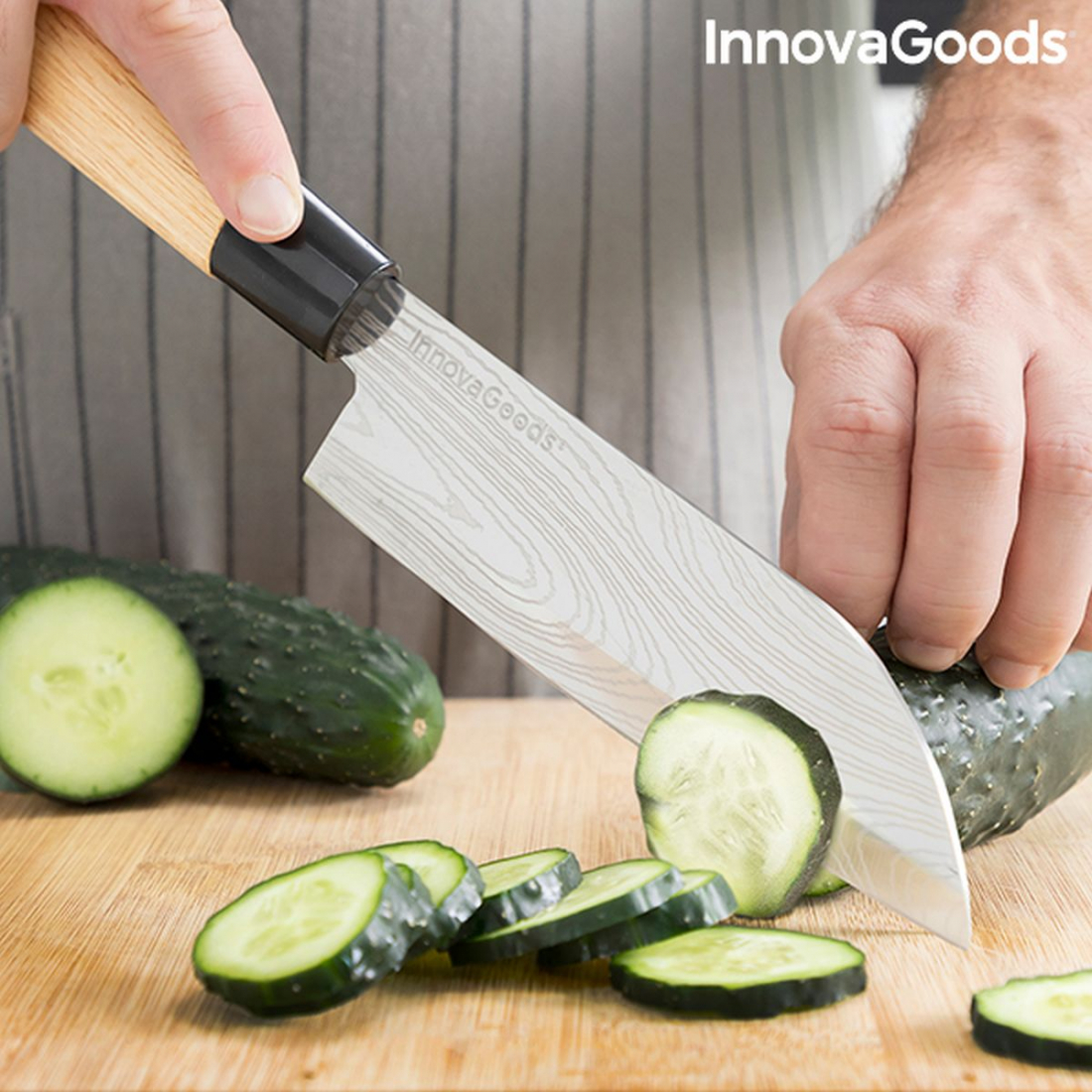 Ensemble De Couteaux Avec Étui De Transport Professionnel Damas·Q - 4 Pièces