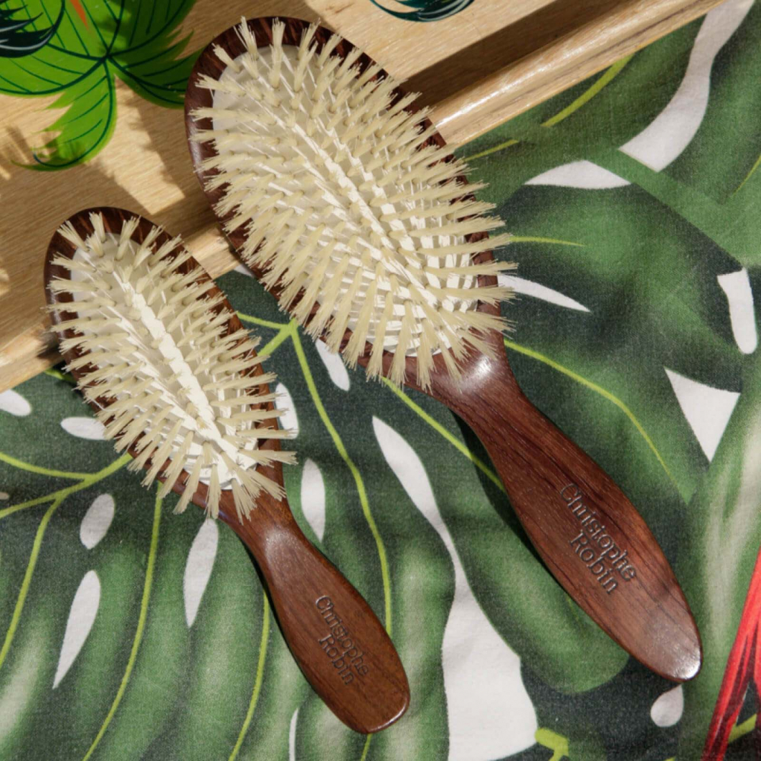 'Natural Boar Bristles Detangling' Hair Brush