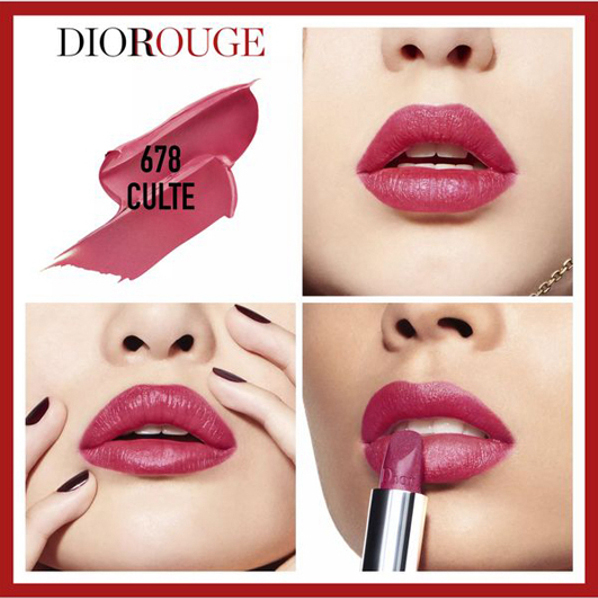'Rouge Dior Métallique' Refillable Lipstick - 678 Culte 3.5 g