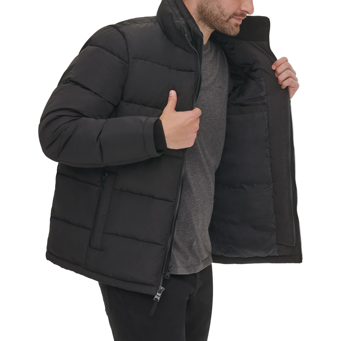 Veste matelassée 'Puffer With Set In Bib Detail' pour Hommes