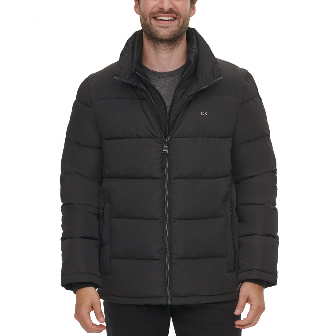Veste matelassée 'Puffer With Set In Bib Detail' pour Hommes