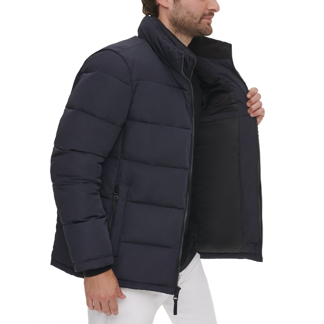 Veste matelassée 'Puffer With Set In Bib Detail' pour Hommes