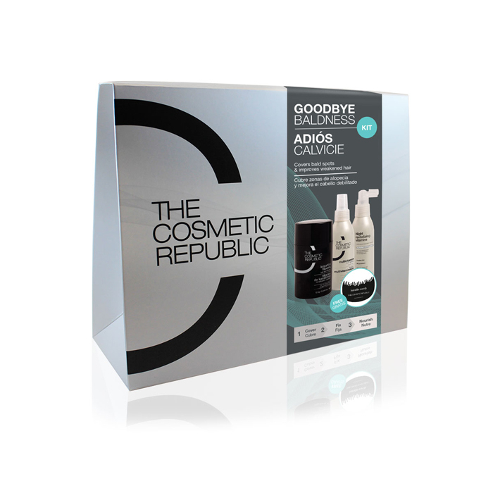 'Goodbye Baldness' Hair Treatment Set - Dark Brown 3 Pieces