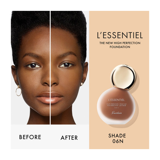 Fond de teint 'L'Essentiel High Perfection Mat' - 06N Très Foncé 30 ml