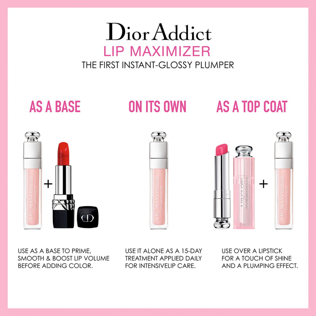 Dior Addict Lip Maximizer Lip Gloss - 010 Holo Pink 6 ml: Dior |  MyPrivateBoutique