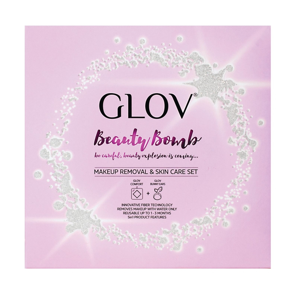 Beauty Bomb Set | Water-Only Deep Pore Cleansing Towel With Bunny Ears Hairband