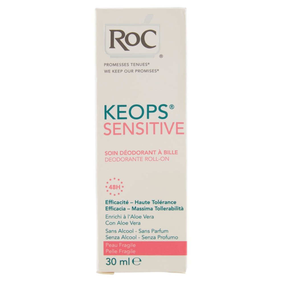 'Keops Peau Sensible 48H' Roll-On Deodorant - 30 ml