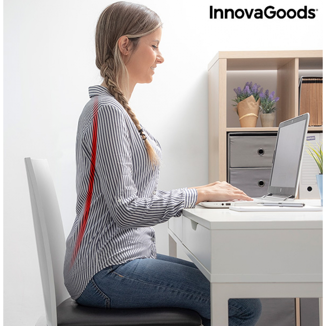 Bande Thermique Correctrice Avec Aimants En Tourmaline Tourmabelt