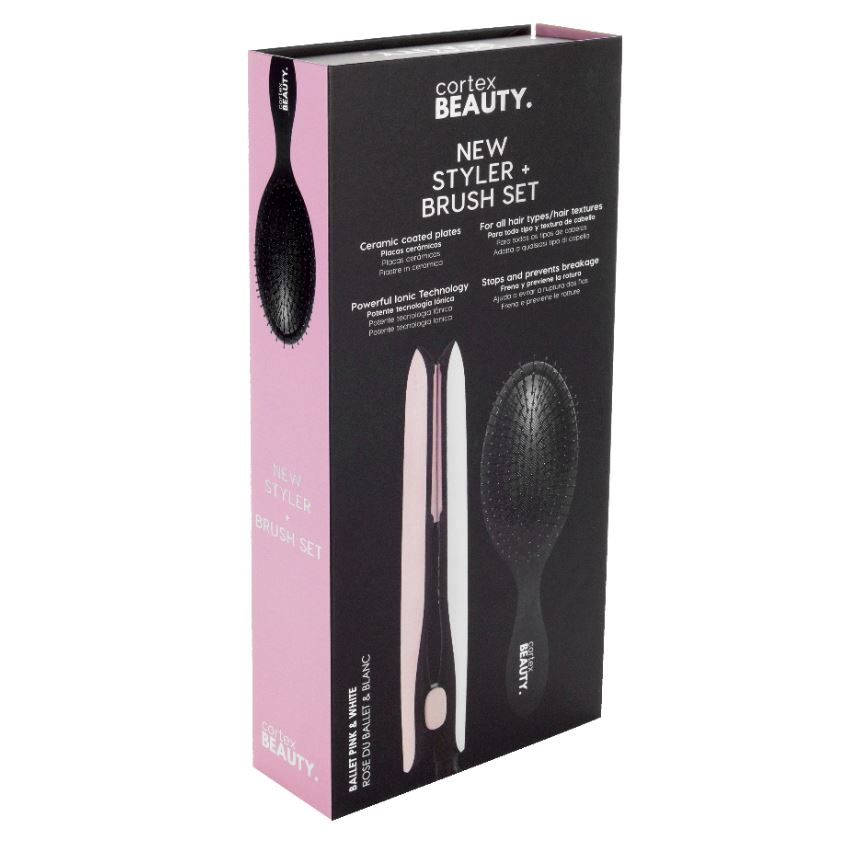 Brosse à cheveux, Lisseur de cheveux 'Ultralight' - 2 Unités