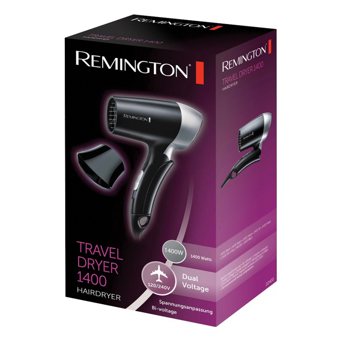 'On The Go' Hair Dryer - 1400 Watts