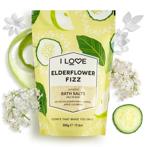 'Elderflower Fizz' Bath Salts - 500 g