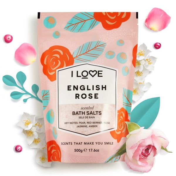 'English Rose' Bath Salts - 500 g