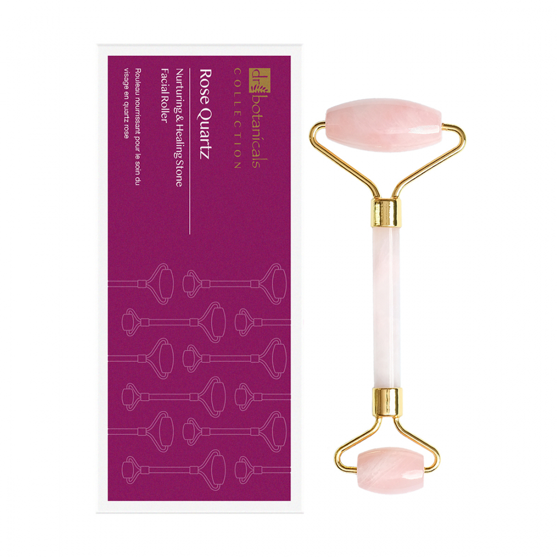 Roller visage 'Rose Quartz Nurturing & Healing Stone' - 1 Pièces