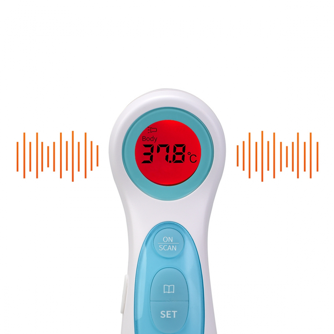 Infrared Thermometer - Grey, White