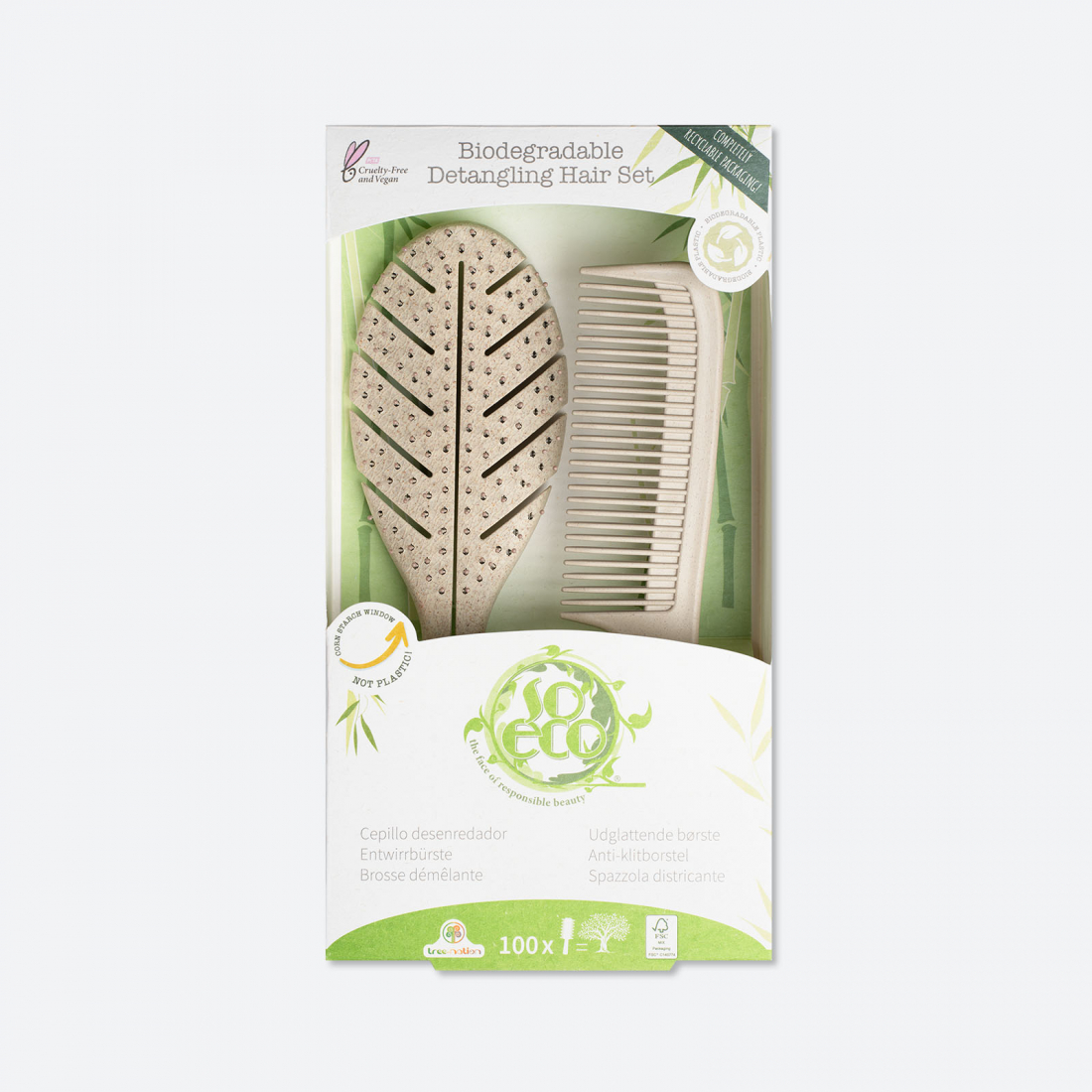 Set de soins capillaires 'Biodegradable'