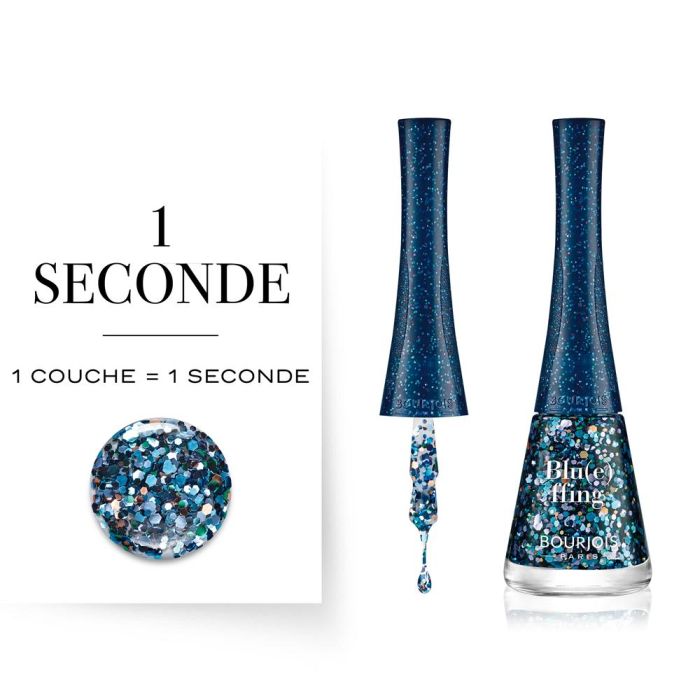 Vernis à ongles '1 Seconde' - 001 Blu(E) Ffing 9 ml