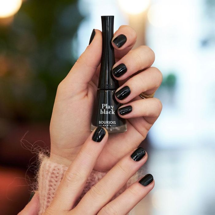 '1 Seconde' Nail Polish - 006 Play Black 9 ml