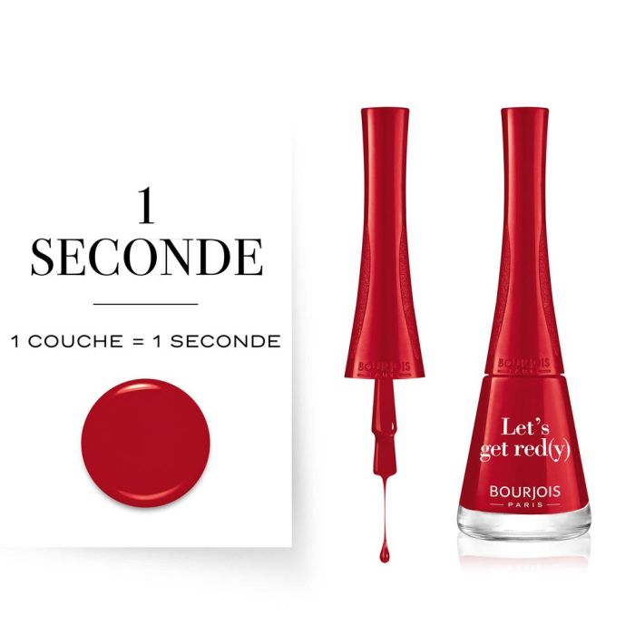 '1 Seconde' Nail Polish - 009 Let's Get Red(Y) 9 ml