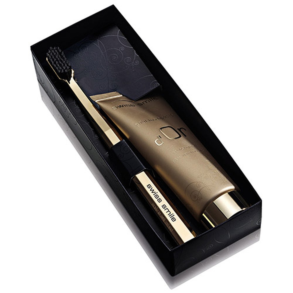 Set de soins bucco-dentaires 'D'Or' - 2 Pièces