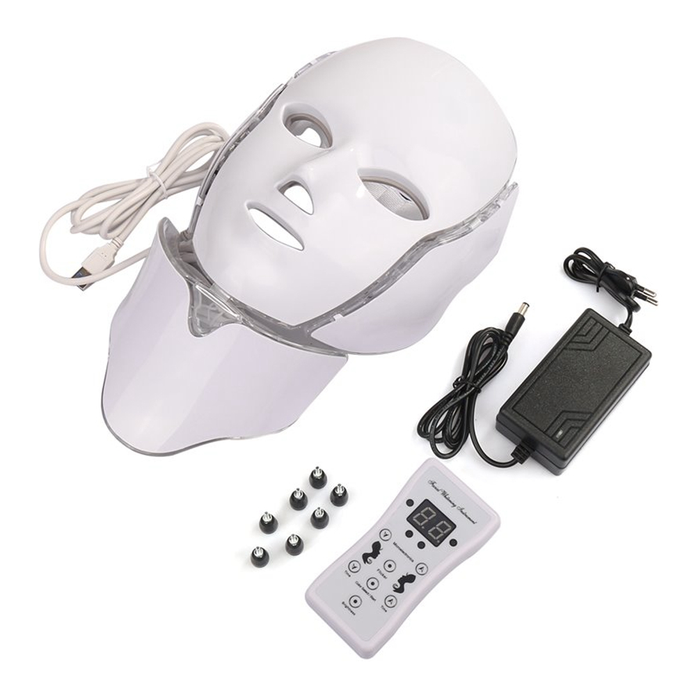 Masque visage 'Luminotherapie LED - 7 Colours'