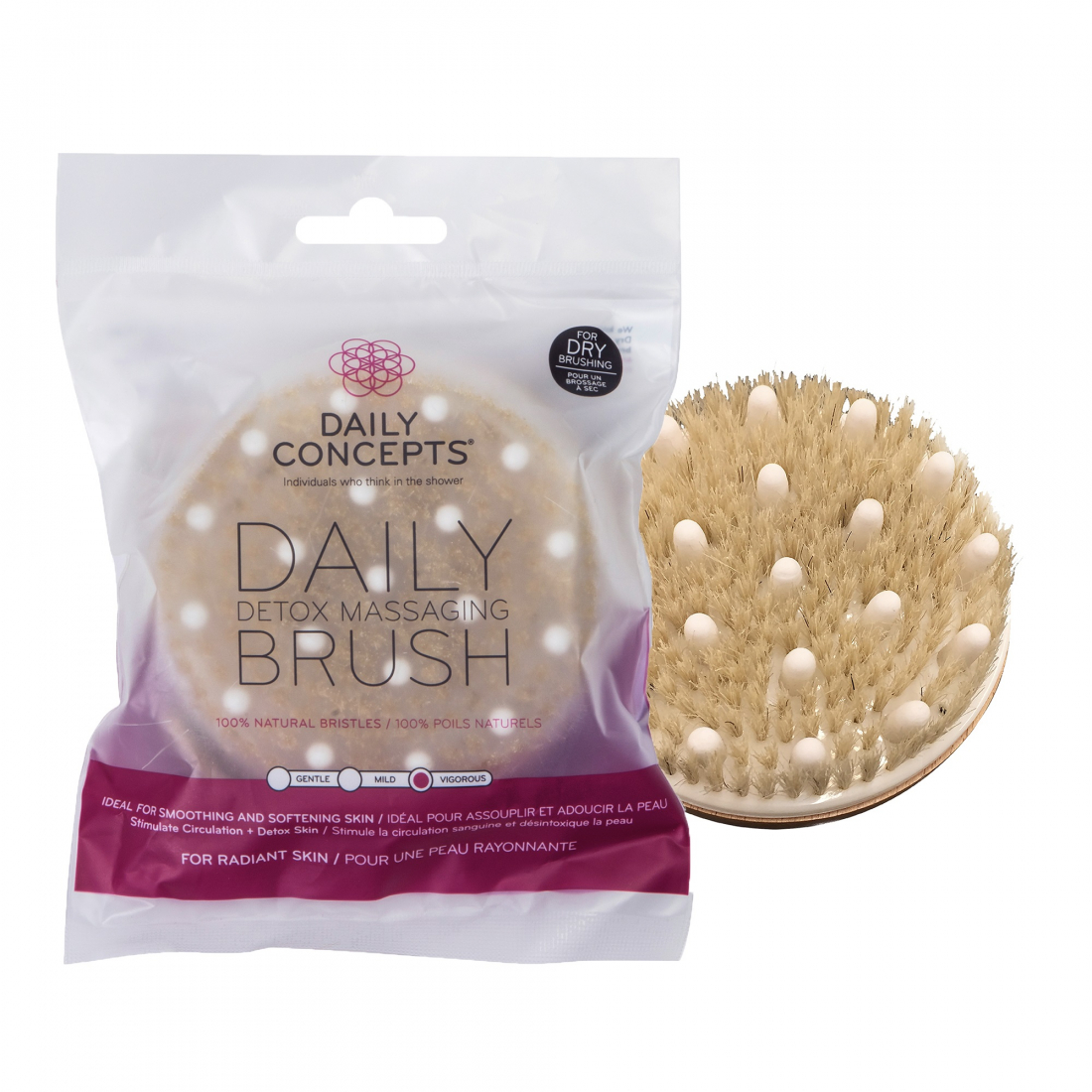 'Daily Detox Massaging' Body Brush