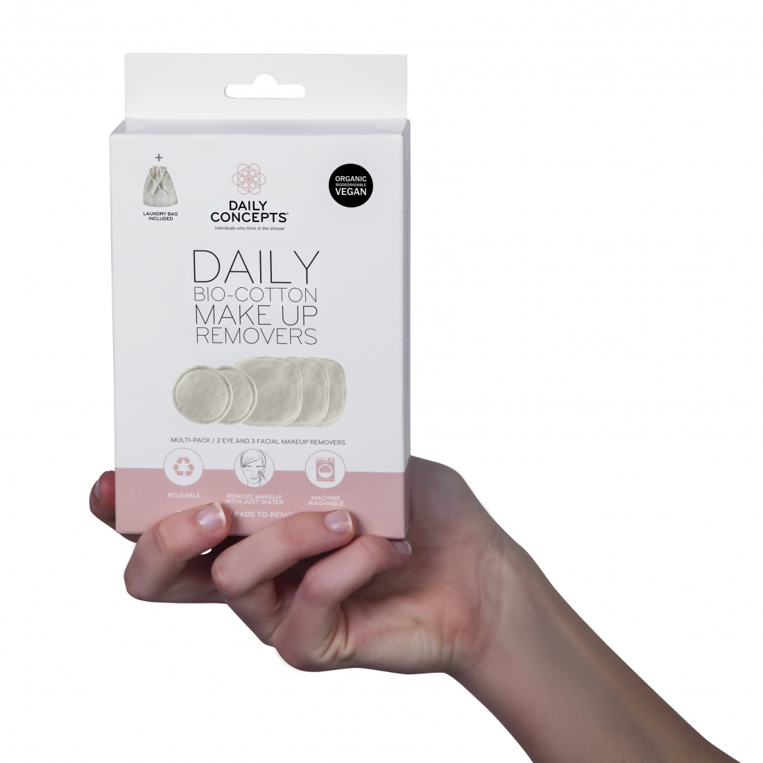 Cotons 'Bio Makeup Removing in Laundry Bag'