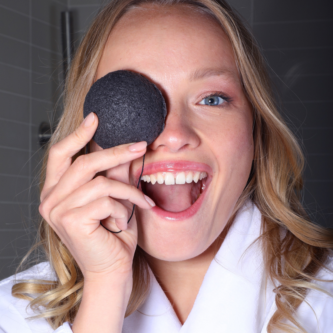 Éponge Konjac 'Charcoal'