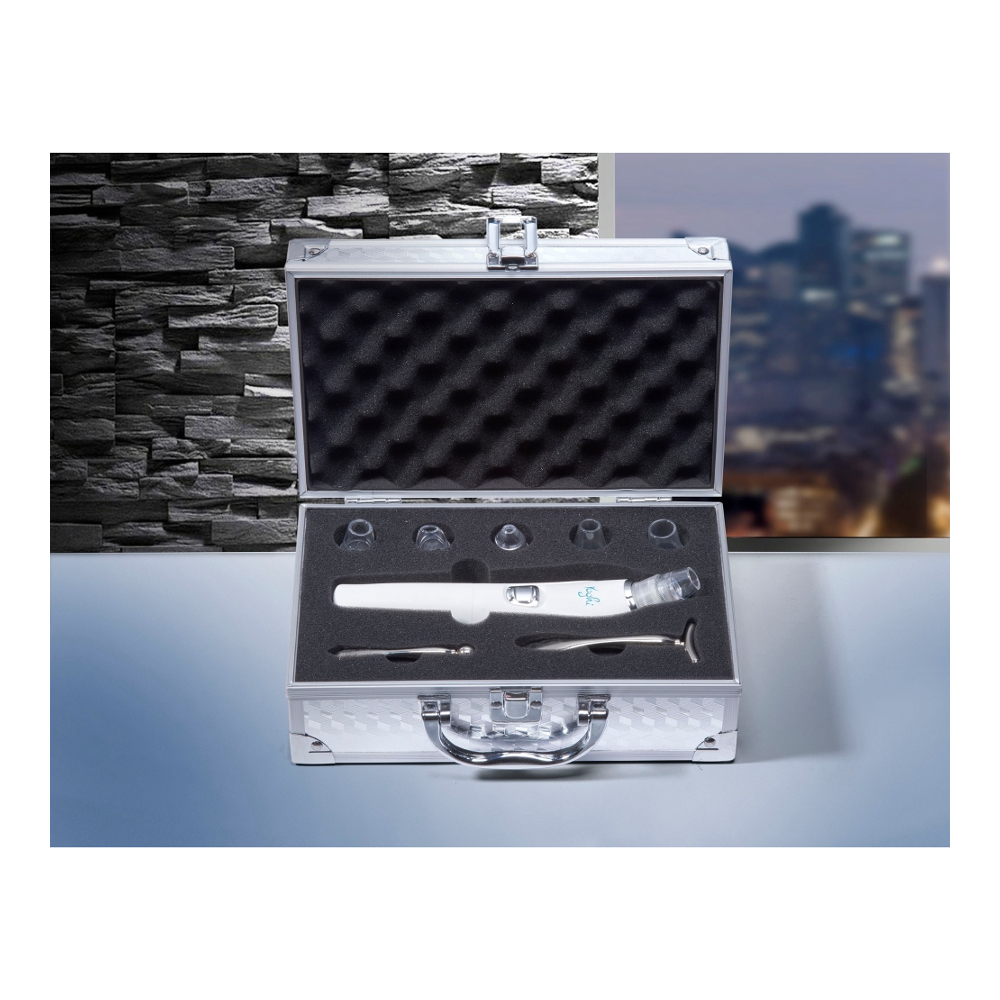 Malette avec extracteur à impuretés et 2 masseurs yeux et visage