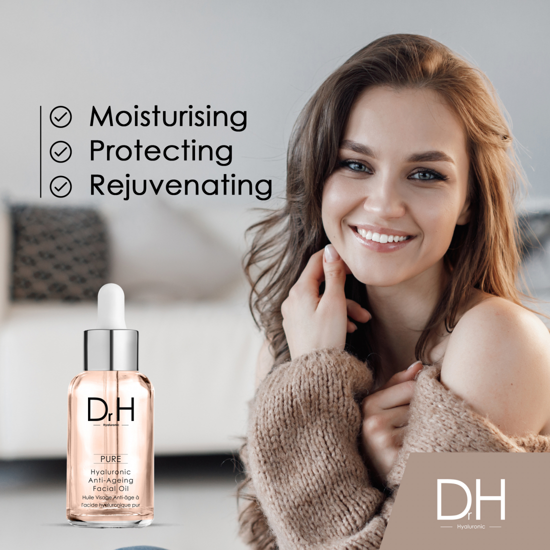 'Hyaluronic Acid' Anti-Aging Facial Oil - 30 ml